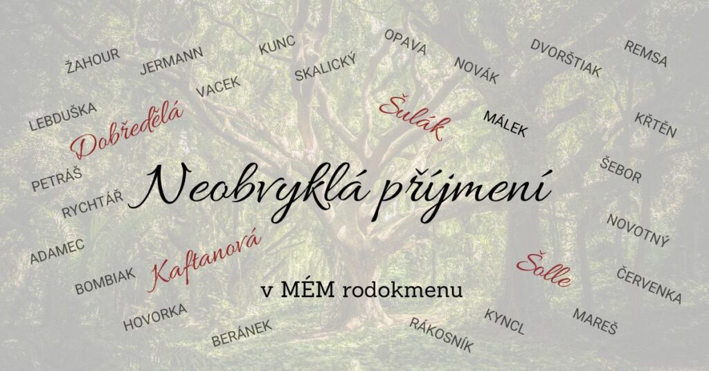 neobvyklá příjmení