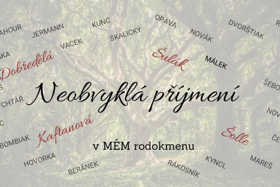 neobvyklá příjmení