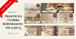 online kurz Prakticka tvorba rodokmenu od A do Z